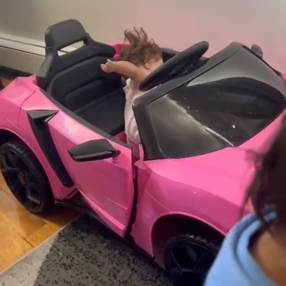 Others Follow Pink and Black Ride-On Car